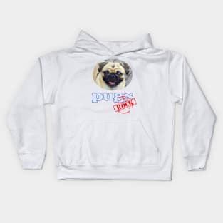 Pugs Rock! Kids Hoodie